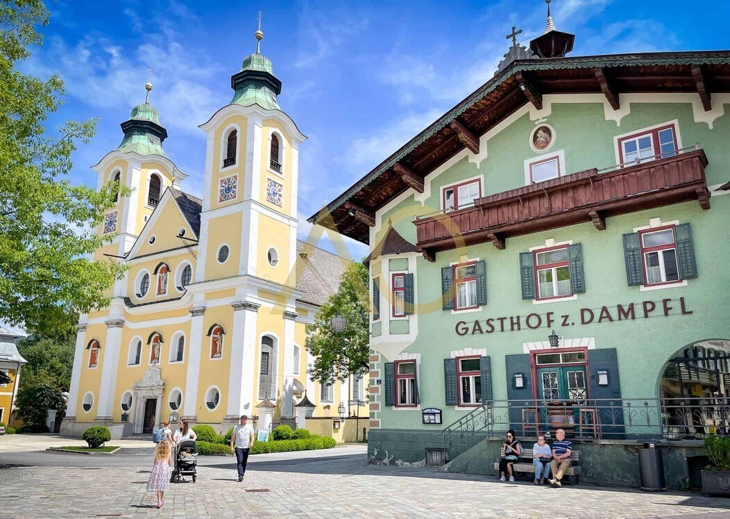 Im Orztszentrum von St. Johann alles fussläufig