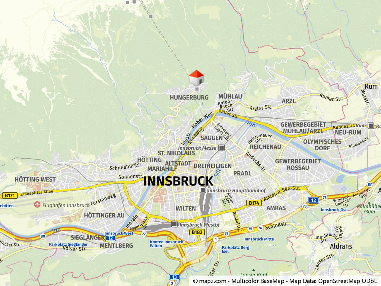 Landeshauptstadt Innsbruck ca. 130.000 Einwohner