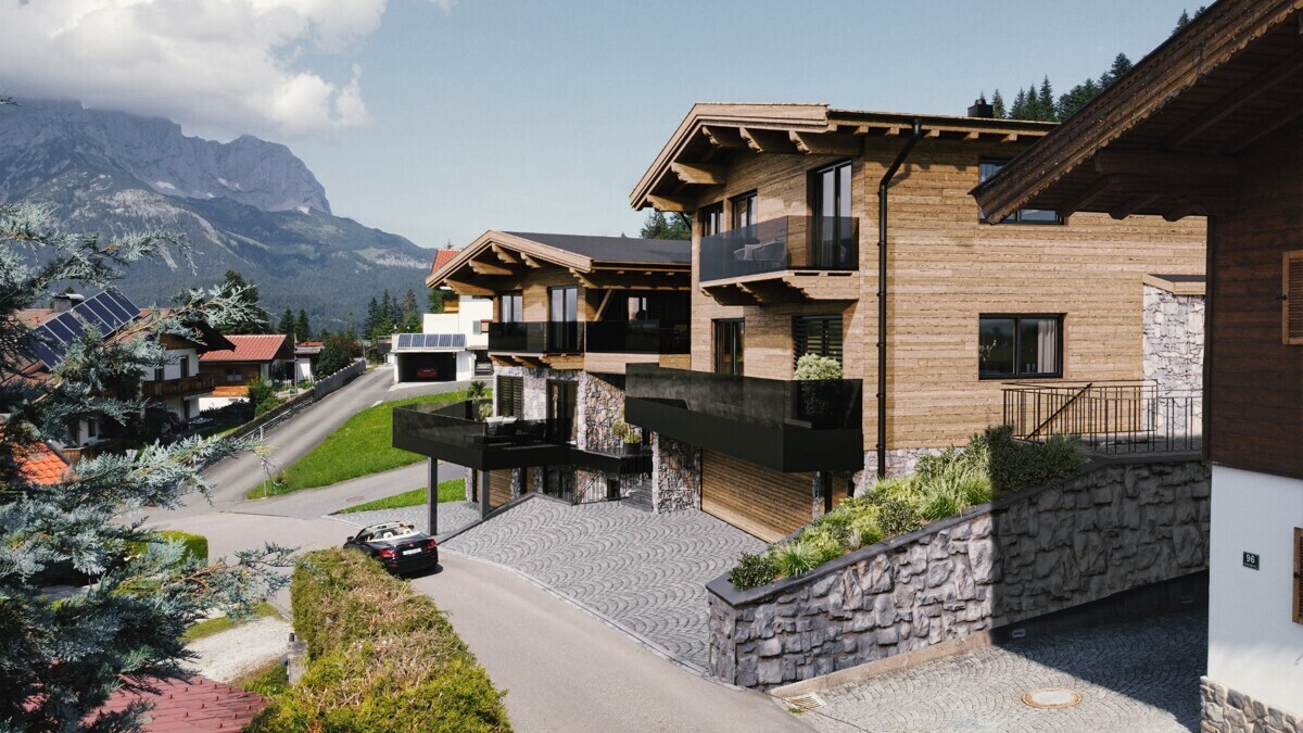 Modernes Doppelhaus Alpenblick