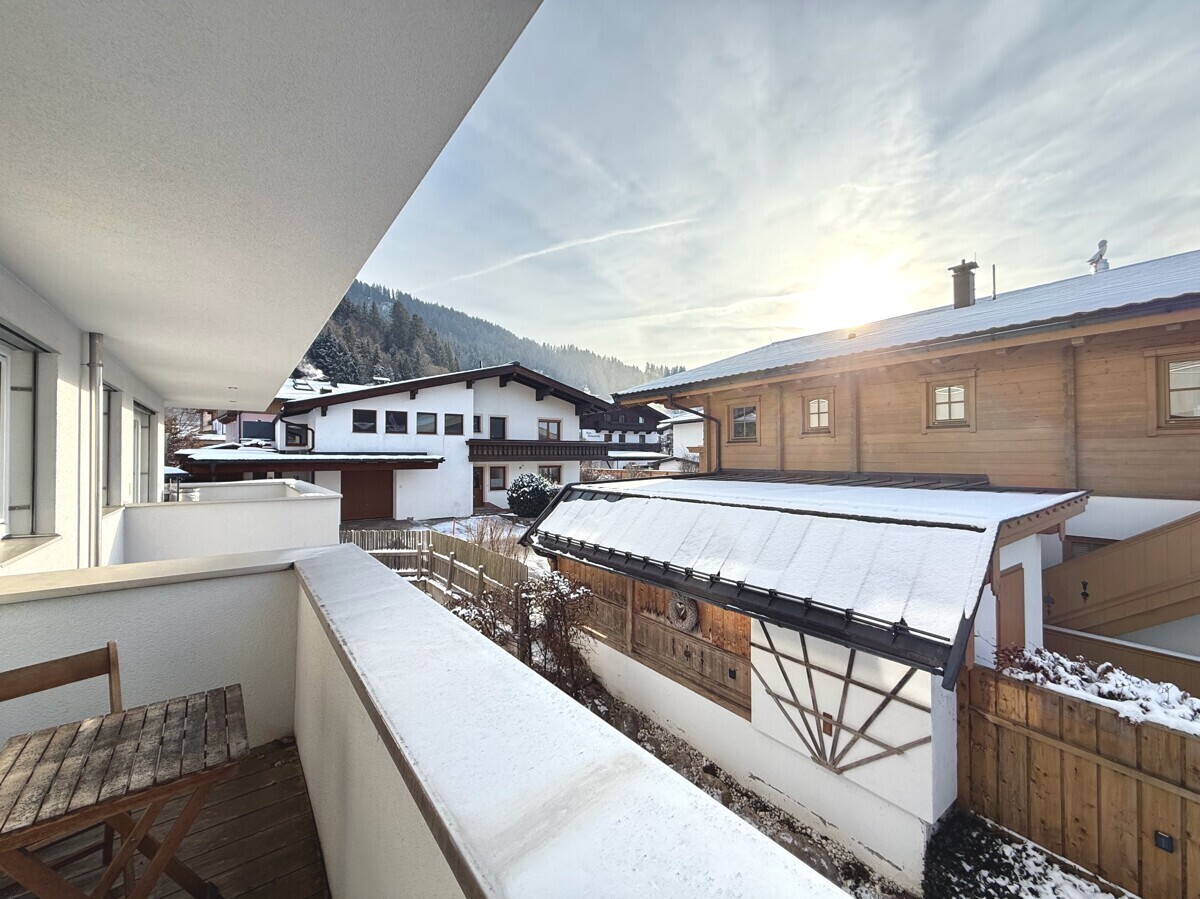 Blick zur Skipiste