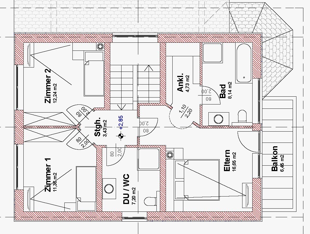 Obergeschoss Grundriss Schlafzimmer