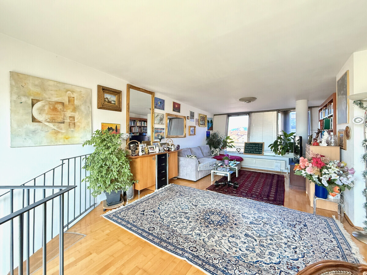 Wohnzimmer im 5. Stock