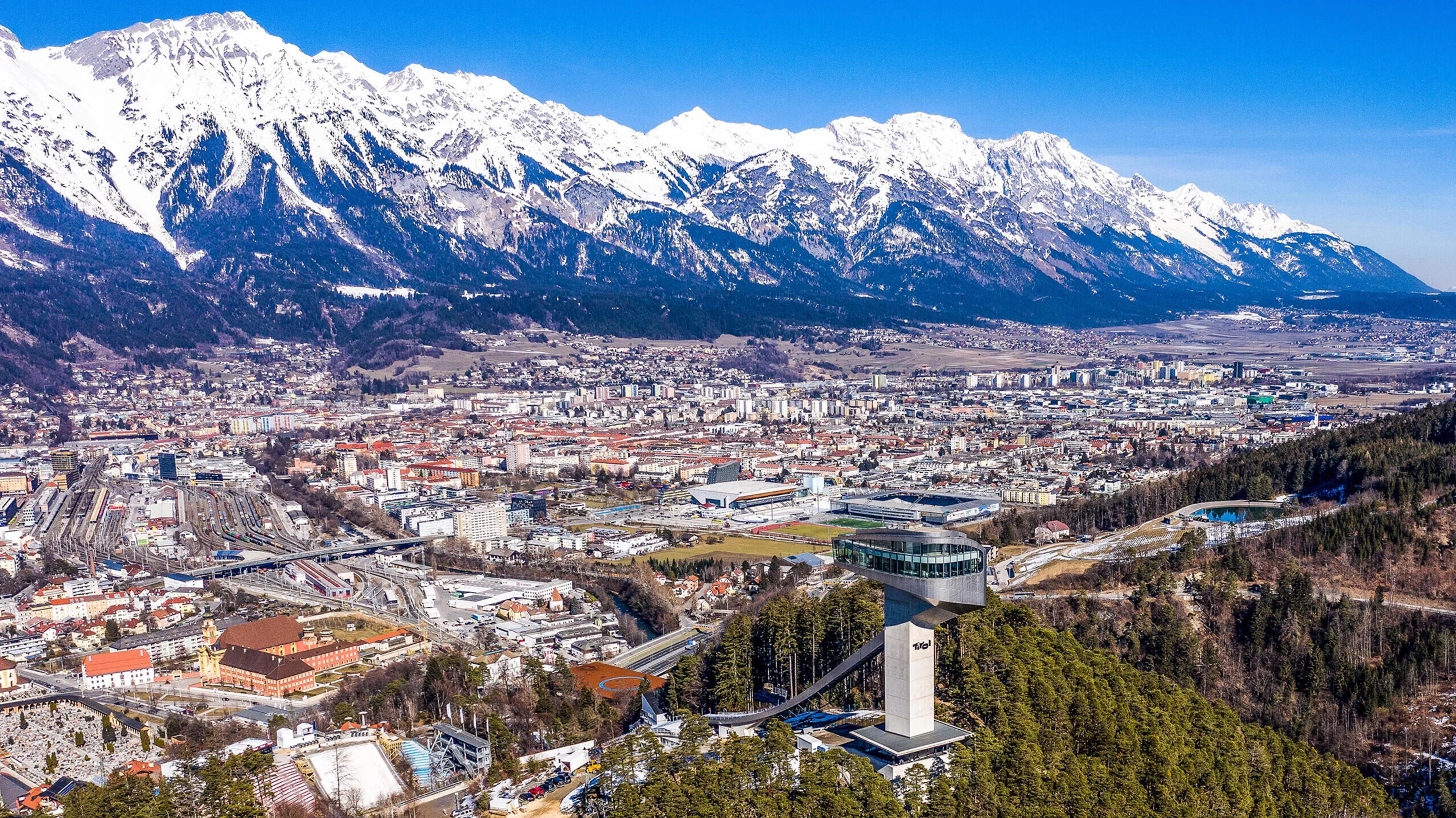 Die Tiroler Landeshauotstadt Innsbruck