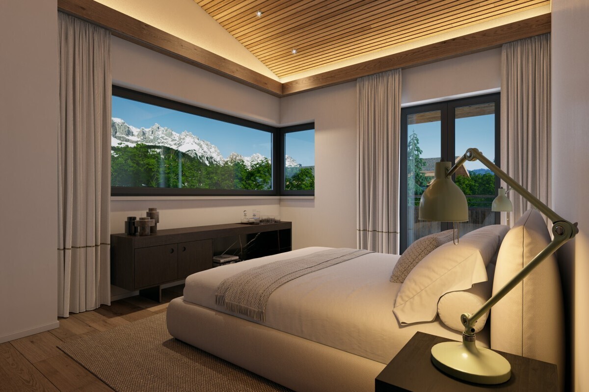Masterbereich mit Kaiserblick und Balkon