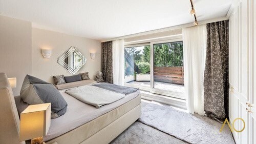 Schlafen in der Dachterrassenwohnung München-Obermenzing