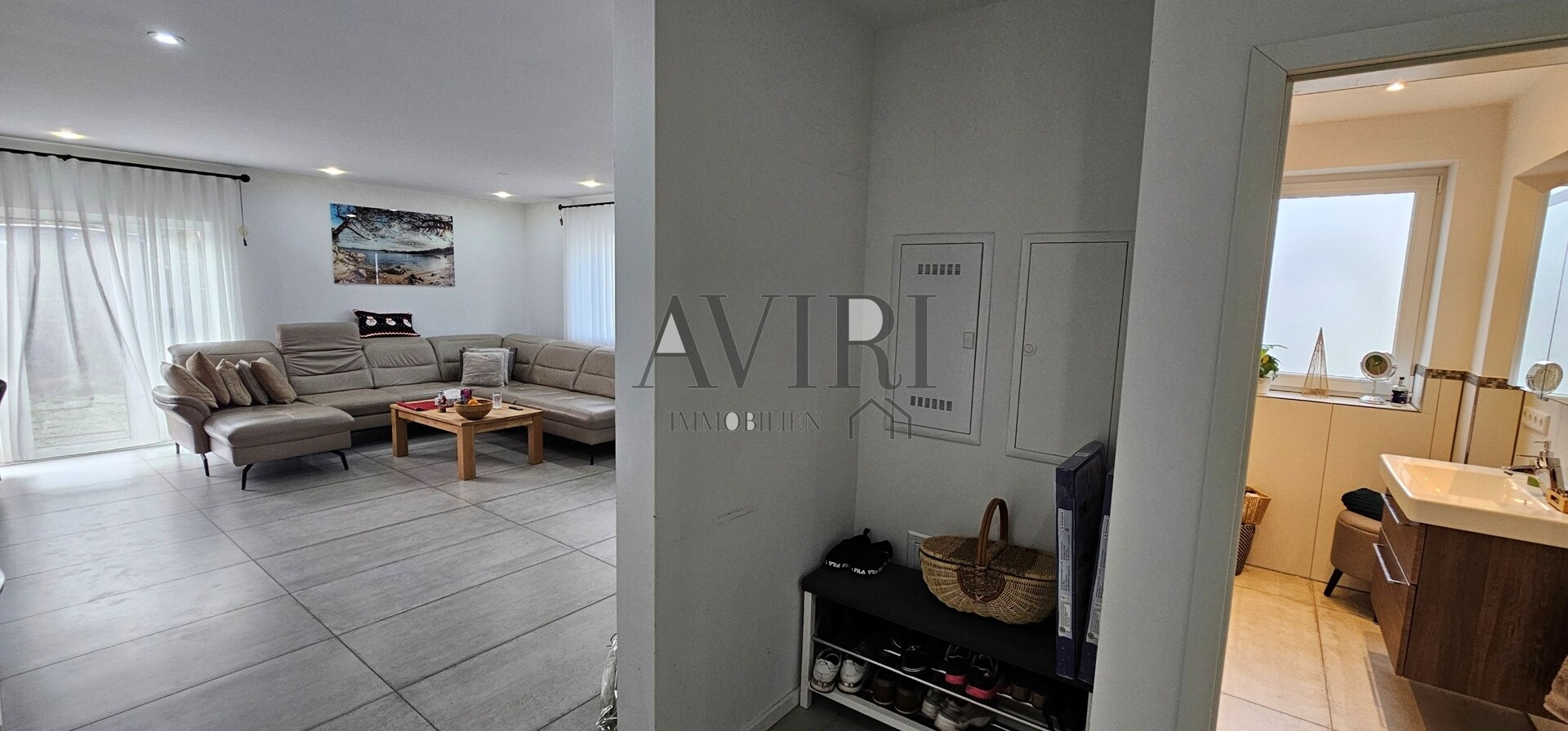 Blick Wohnzimmer