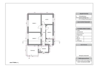 Grundriss Bungalow