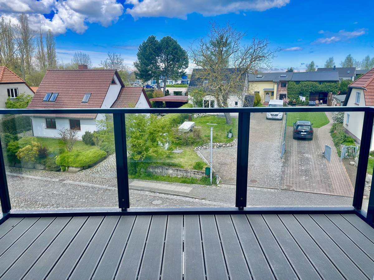 Blick vom Balkon