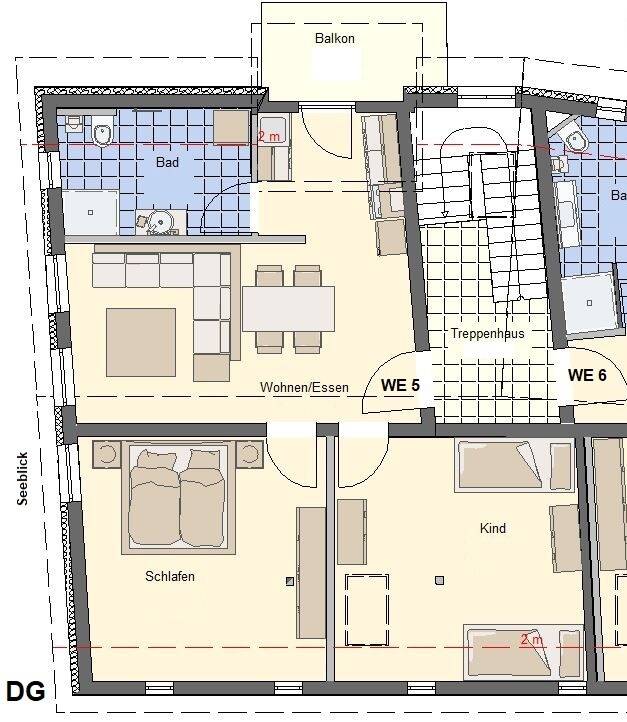 WE-Nr. 5 DG-Grundriss