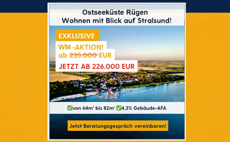 WM - AKTION Rügen - Kapitalanlage mit Seeblick-Luffoto