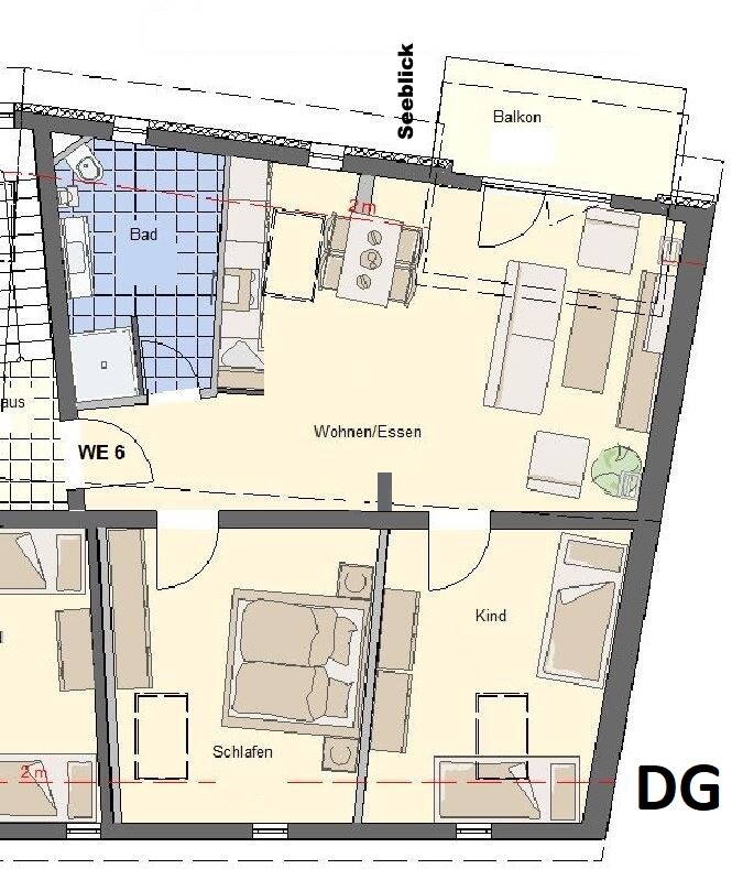 Grundriss WE-Nr. 6