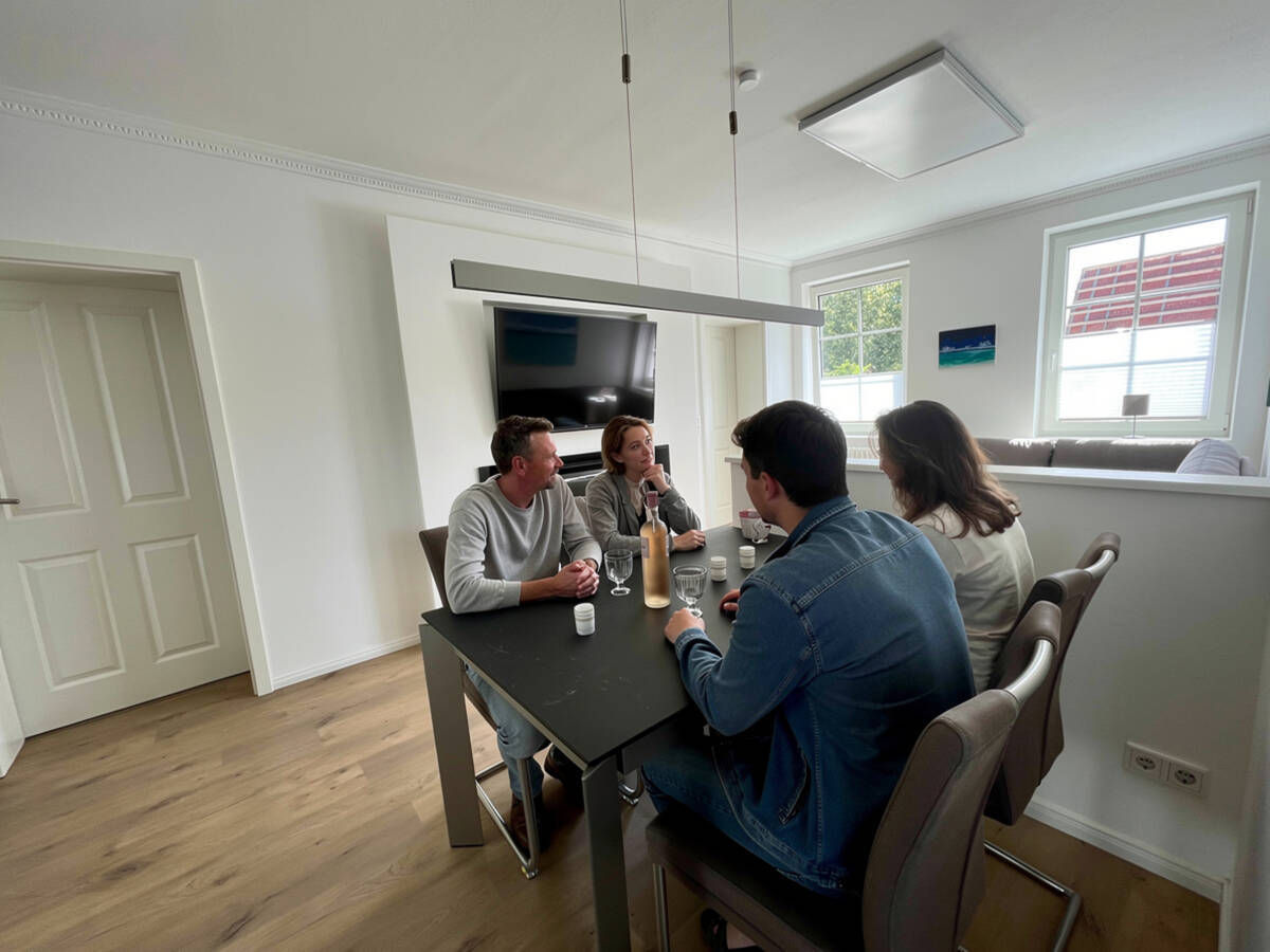 Esstisch im Wohnzimmer