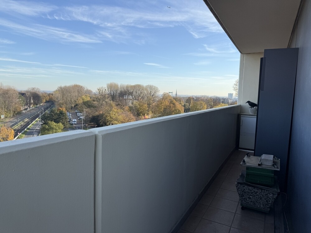 Balkon - seitliche Ansicht