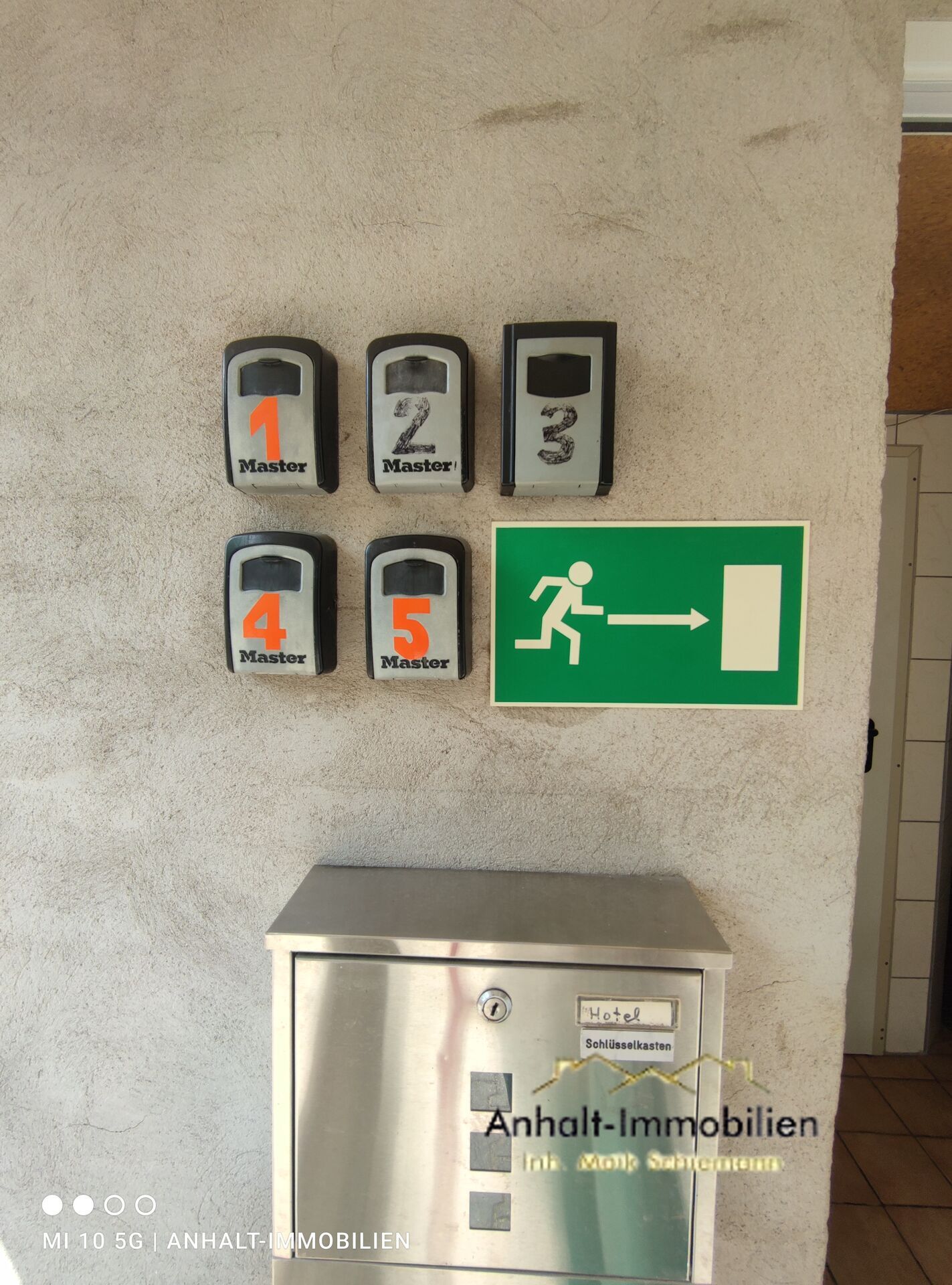 Schlüsselsafe außen