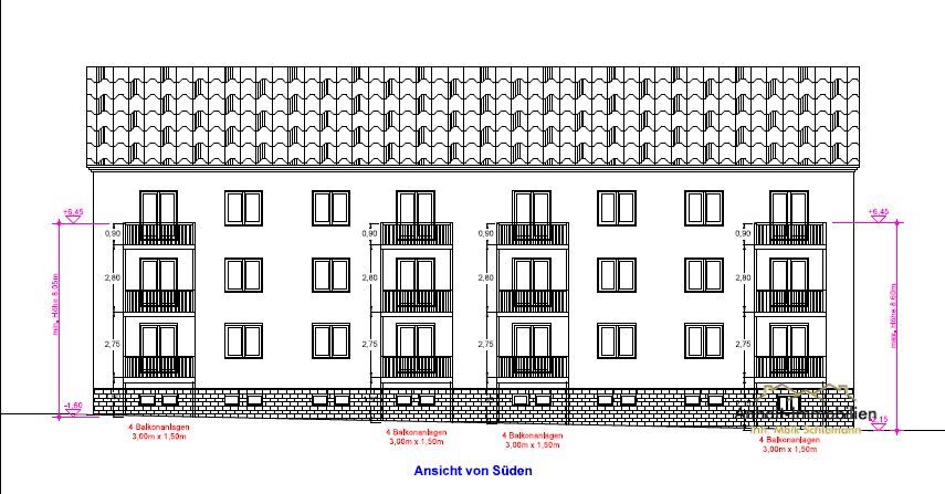 Ansicht Süden