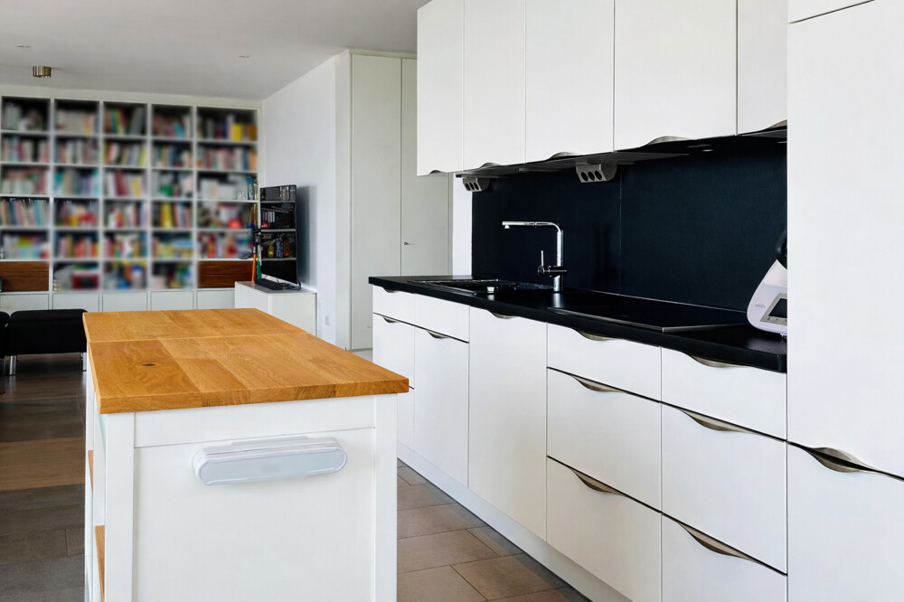 Moderne minimalistische Küche