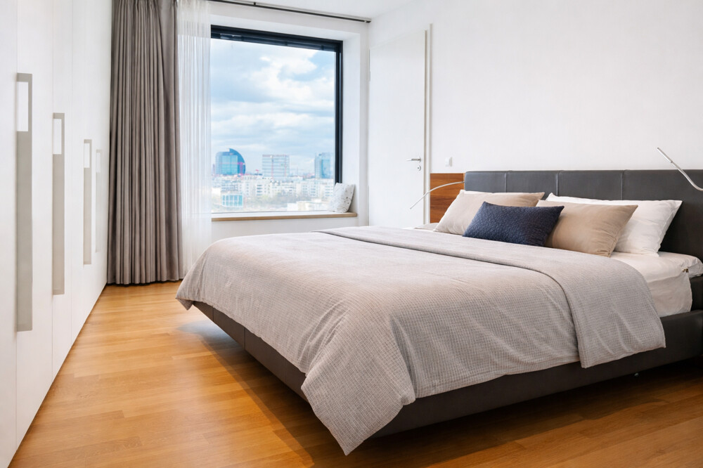 Schlafzimmer mit Einbauschrank