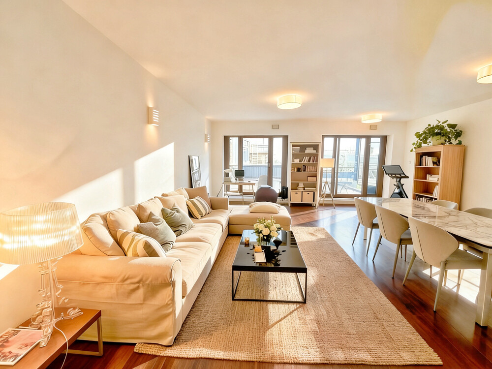 Wohnzimmer-Visualisierungsfoto