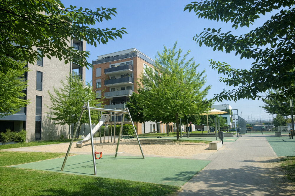 Spielplatz im urbanen Grünraum