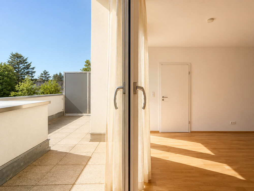 Schlafzimmer mit Terrasse DG
