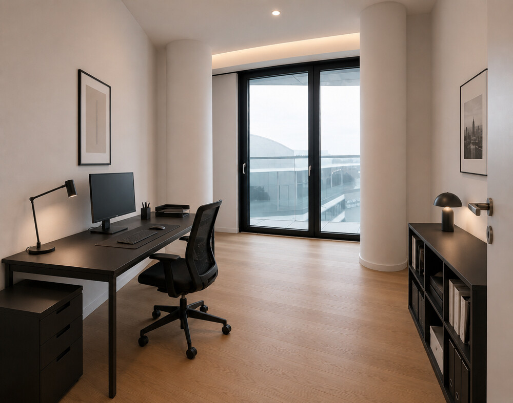 Arbeits- oder Schlafzimmer