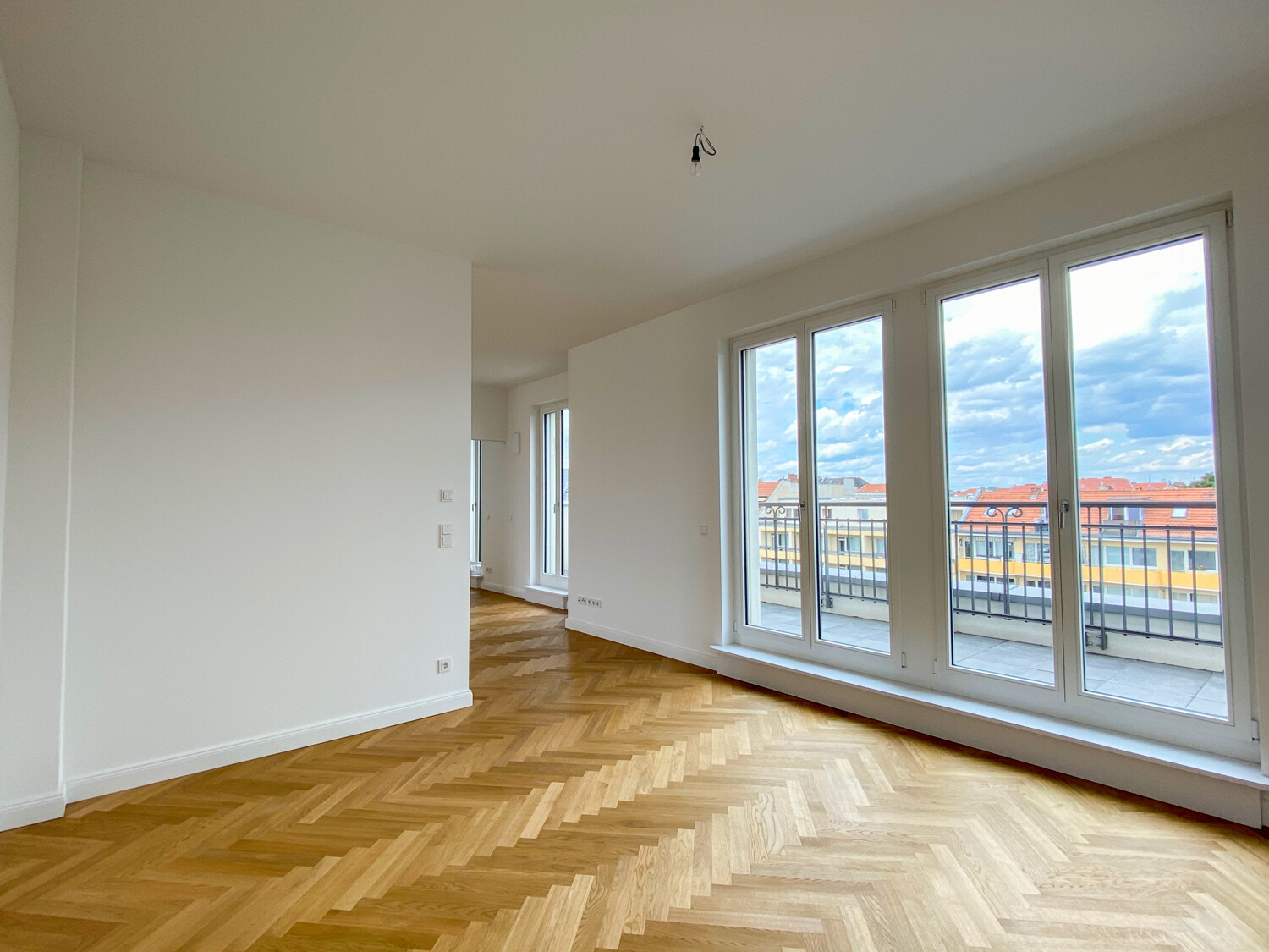 Wohnzimmer Zugang Terrasse