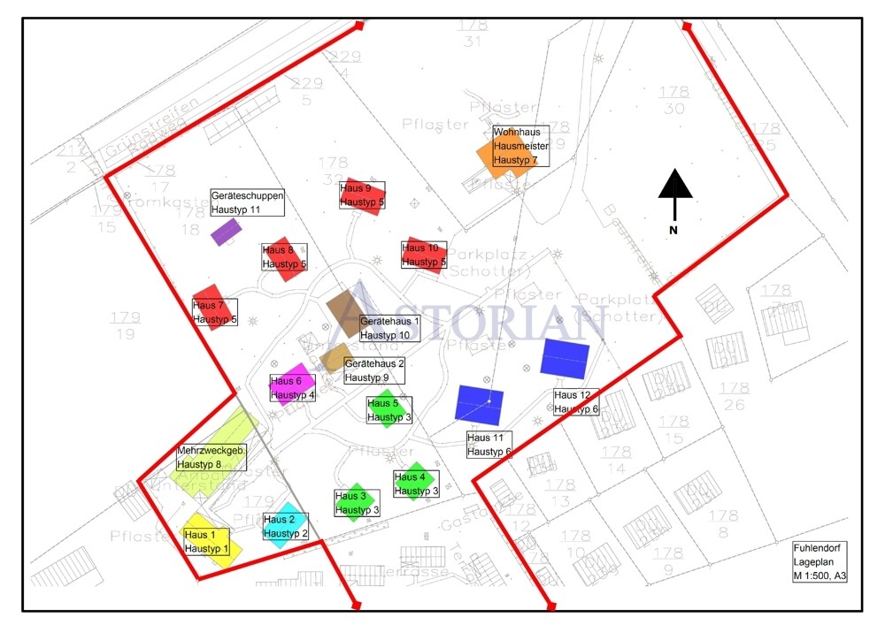 Lageplan Bestand Fuhlendorf BPlan19