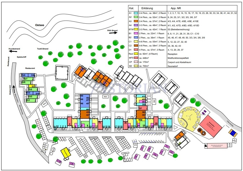 Plan Ferienwohnungen