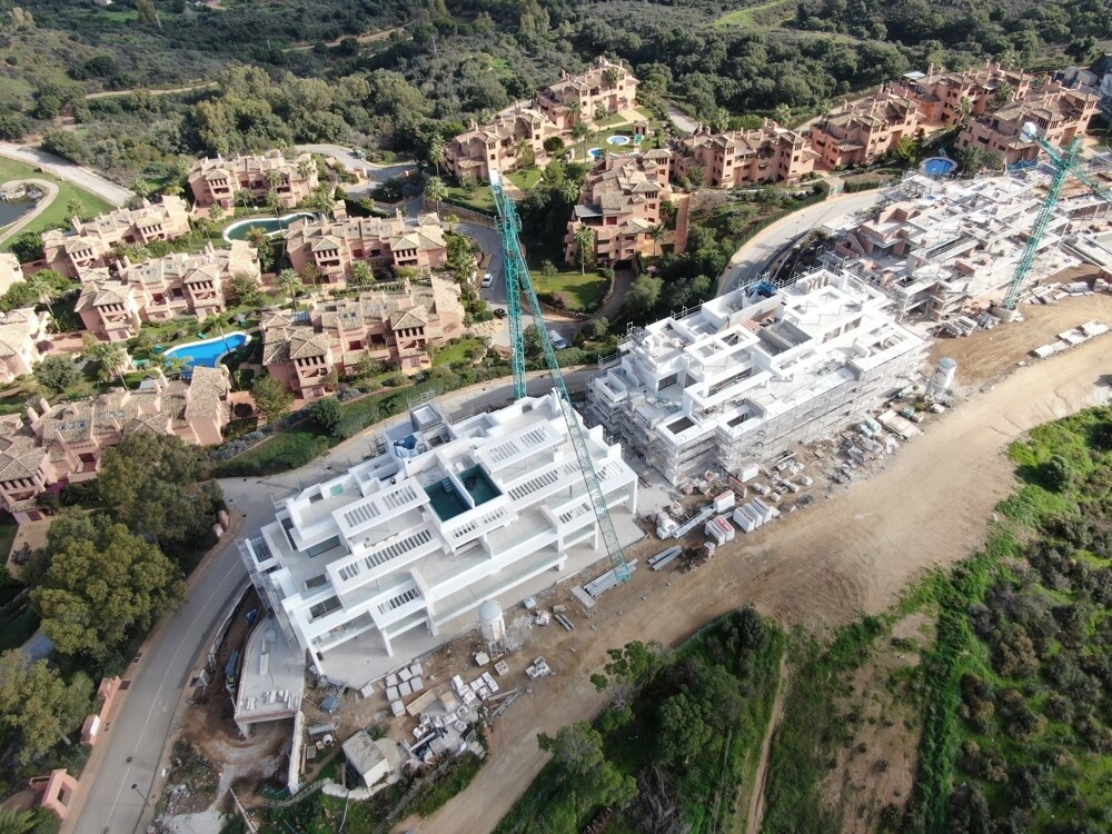 Während der Bauarbeiten