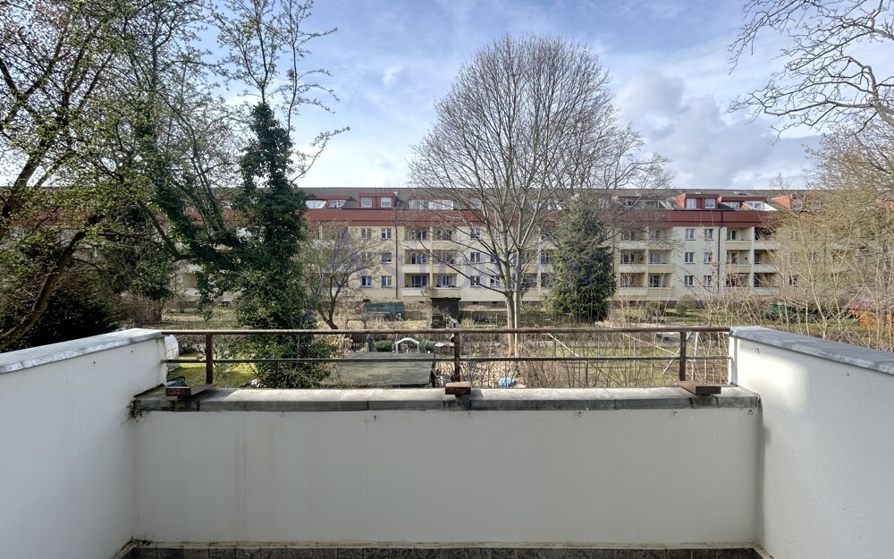 Balkon und Ausblick
