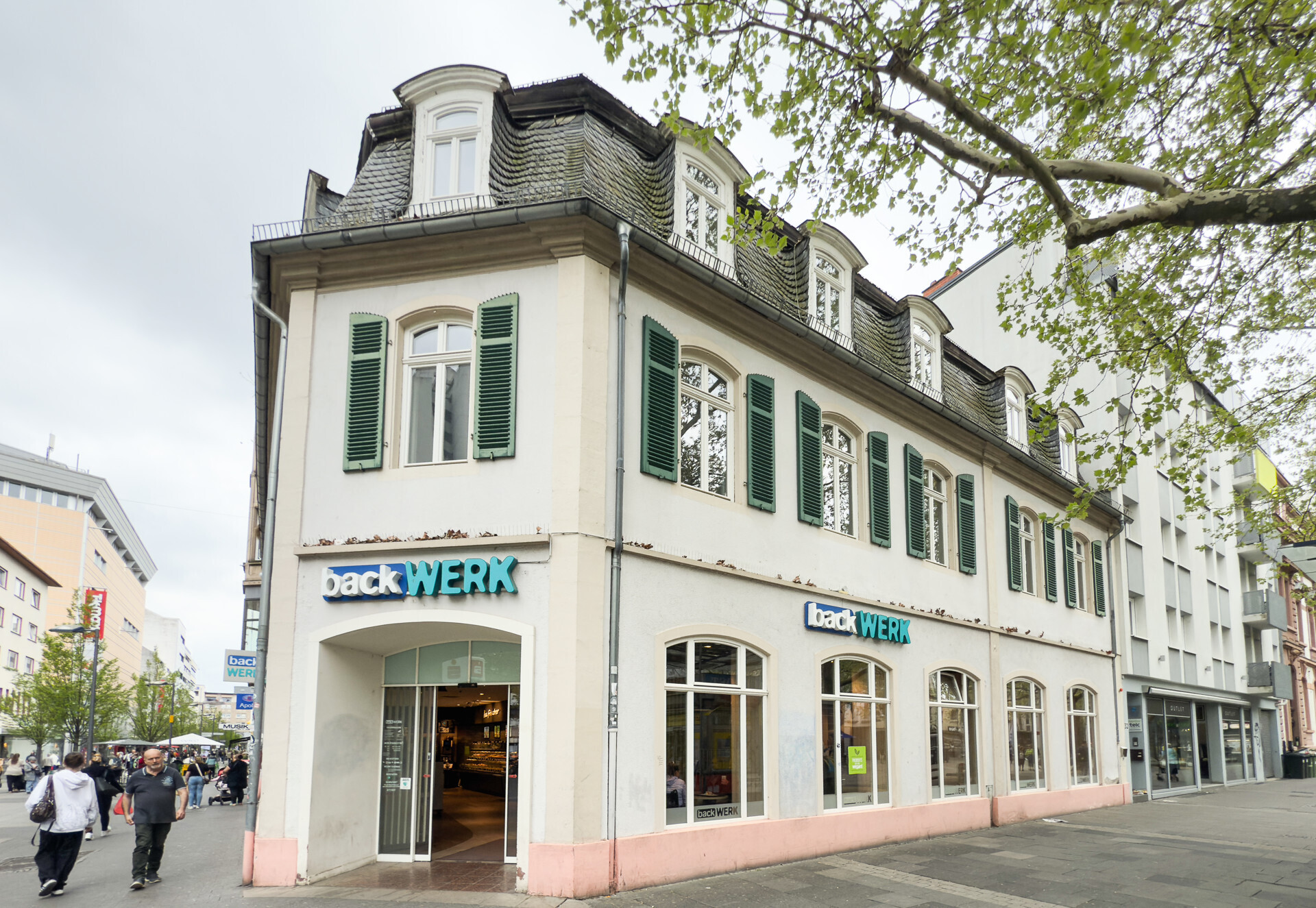 Backshop Haupteingang