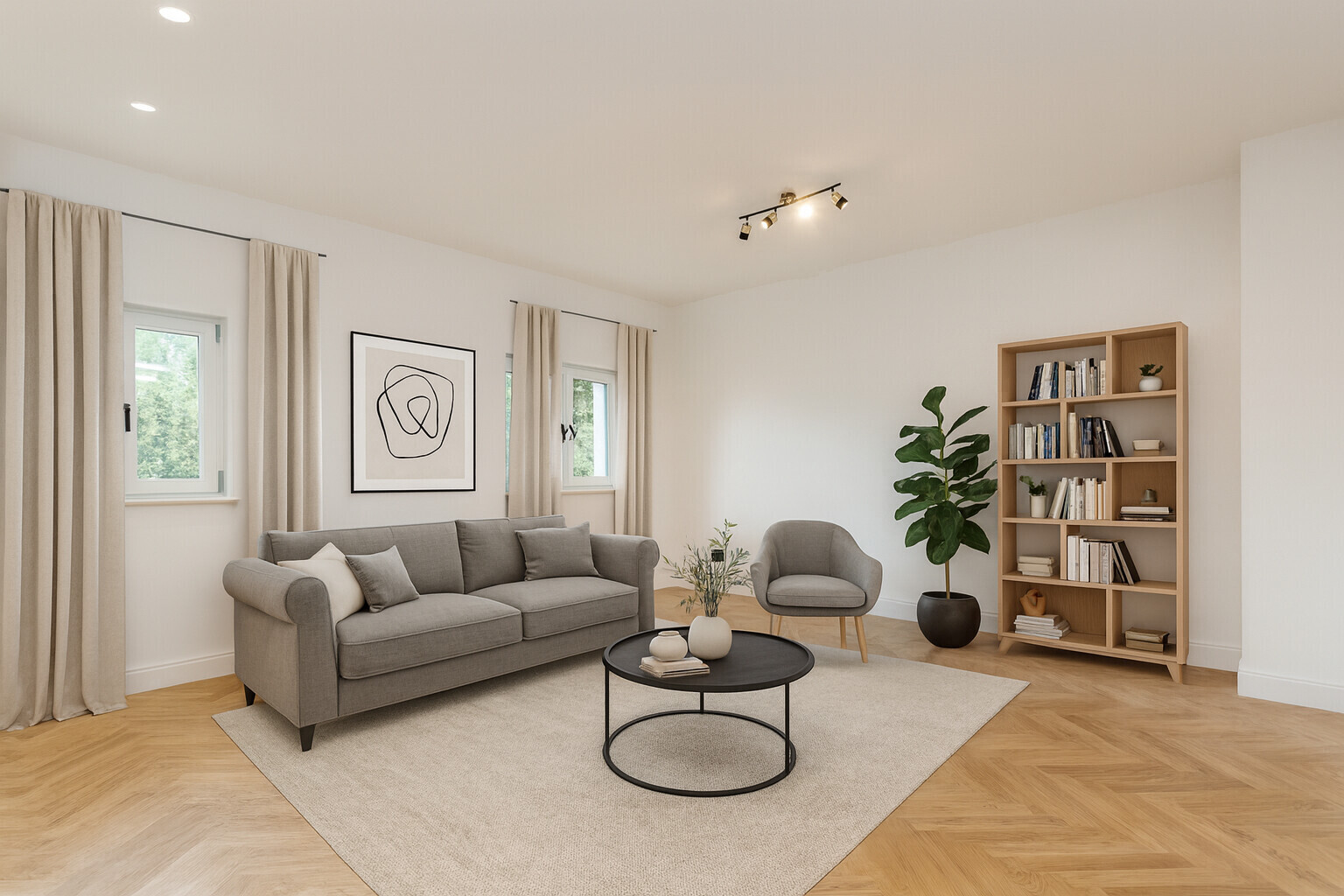 Musterwohnung nach Umbau
