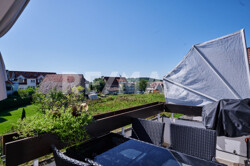 Blick vom Balkon