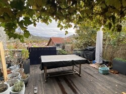 Terrasse vor dem Wohnzimmer