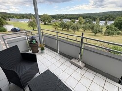 Aussicht vom Balkon