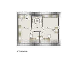 Grundriss obere Ebene