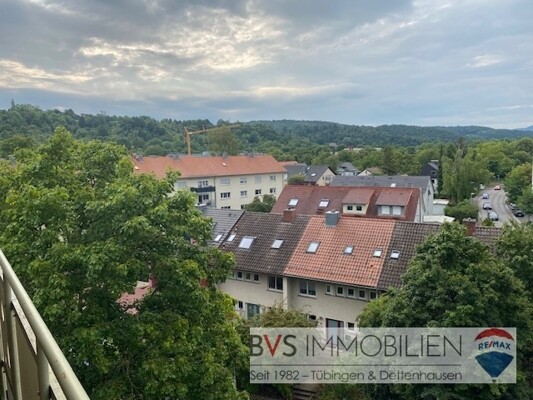 Ausblick vom Balkon