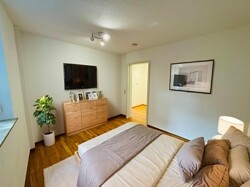 Schlafzimmer virtuell gestaged