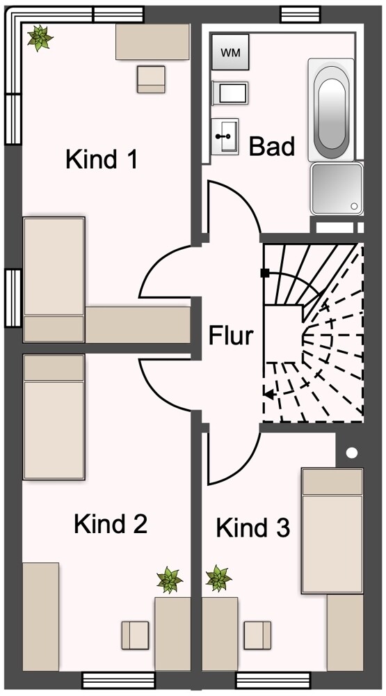 Grundriss Obergeschoss