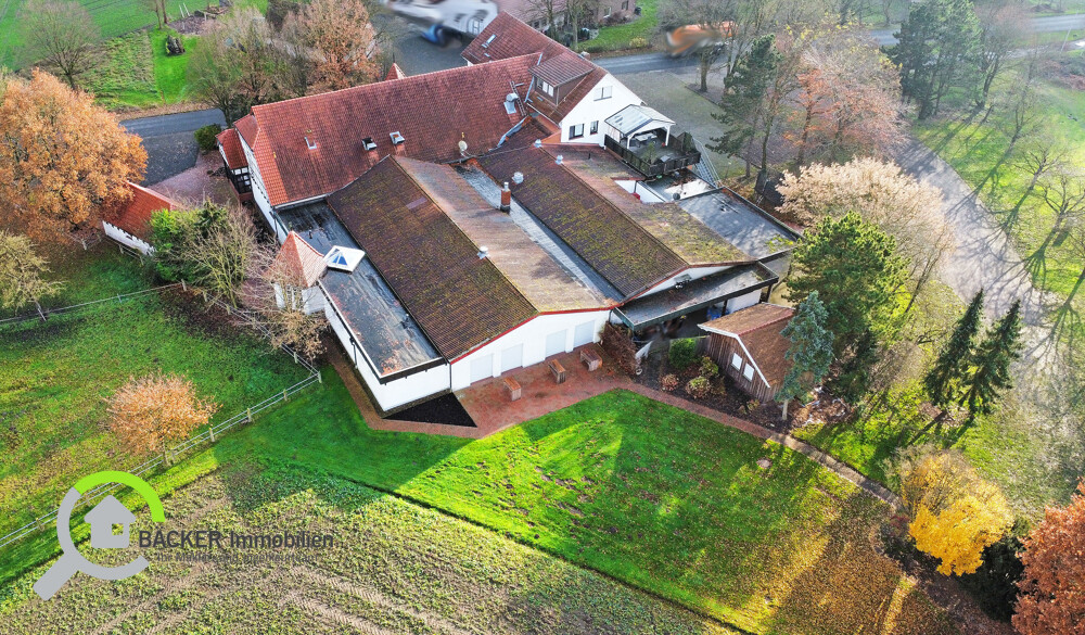 Flugansicht hinten