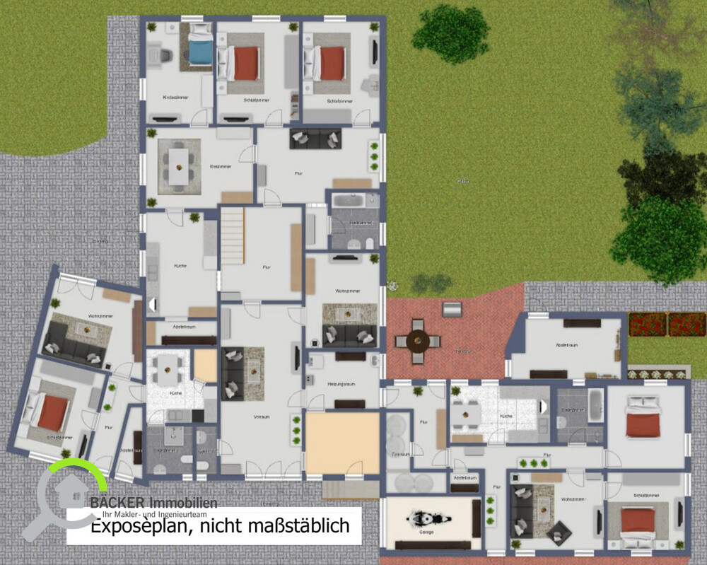 Erdgeschoss Übersicht