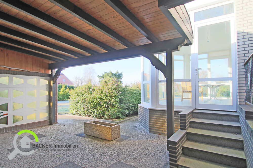 Überdachte Terrasse