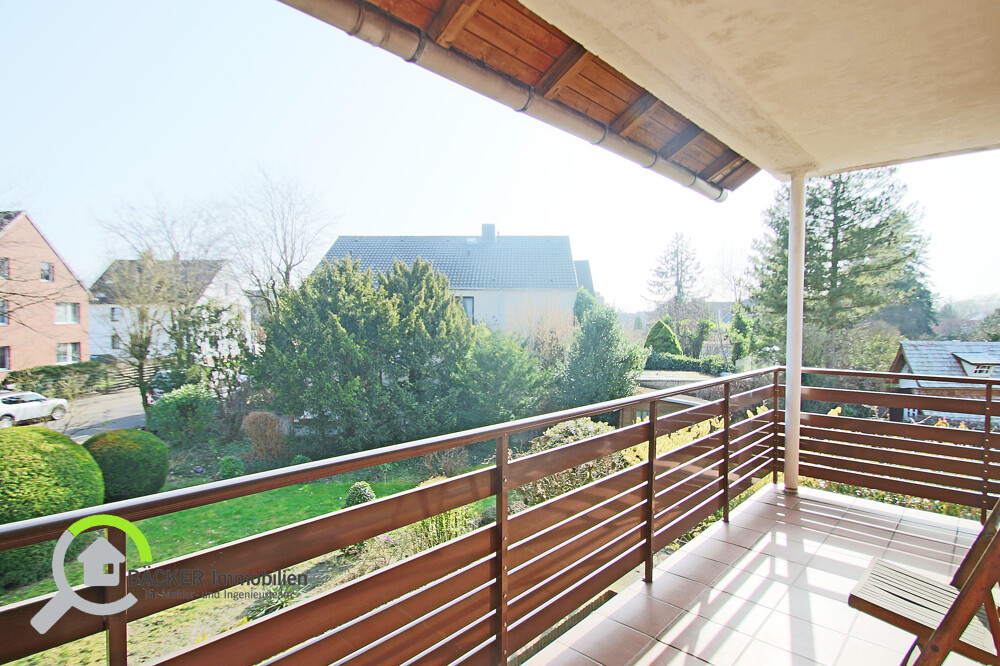 Blick vom Balkon