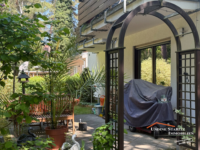 Blick auf die Terrasse