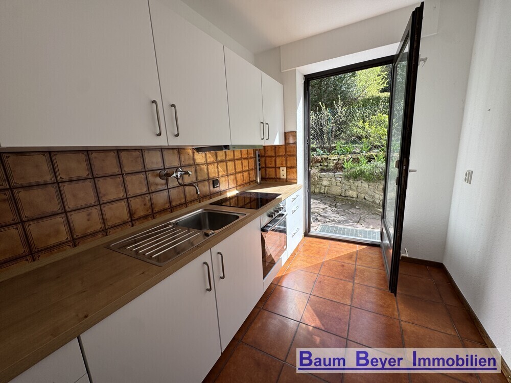 Einliegerwohnung Küche mit Terrasse