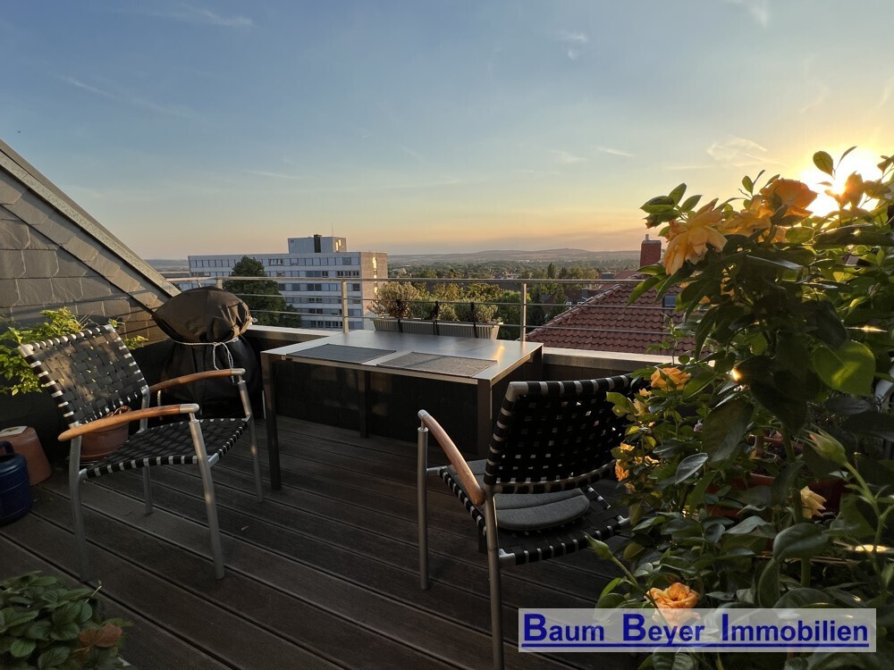 Loggia mit Blick über Göttingen