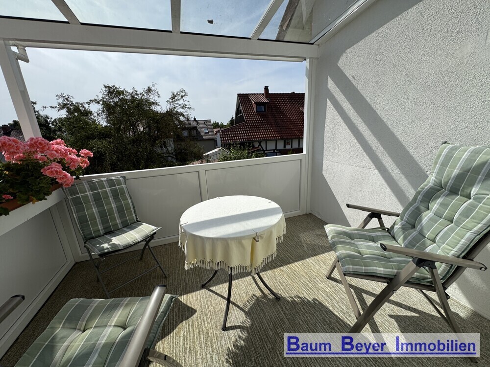 Balkon im Obergeschoss