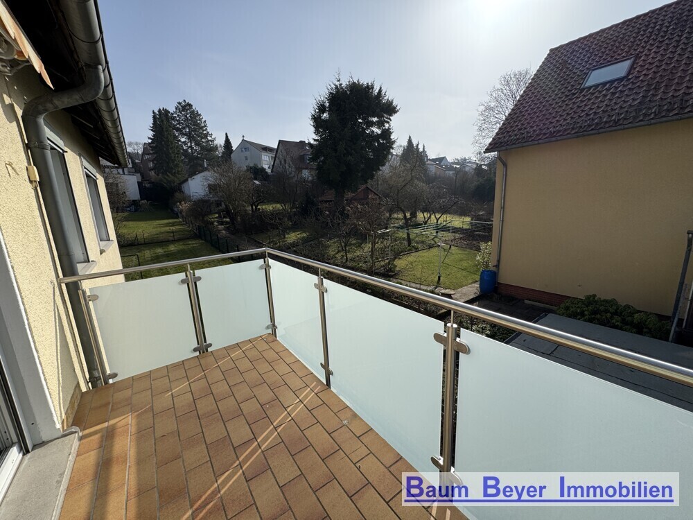 Balkon im Obergeschoss