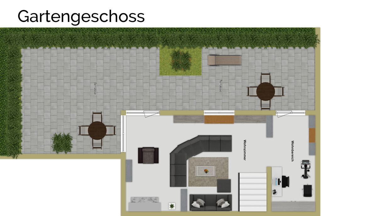 Gartengeschoss/Untergeschoss