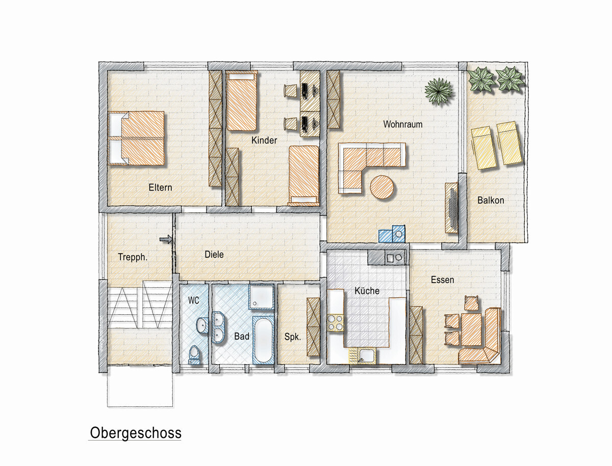 Grundriss OG